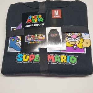 Mens Super Mario Hoodie Medium, New
